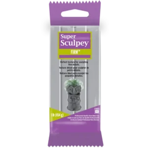 Super Sculpey 16oz (454g) Firm Grey Clay