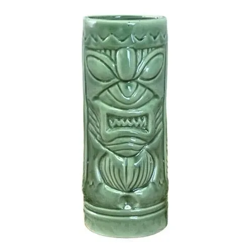 BarConic® Tiki Drinkware - Ceramic Mean Green Mug - 11 ounce - Bar Products - Tiki Drinkware